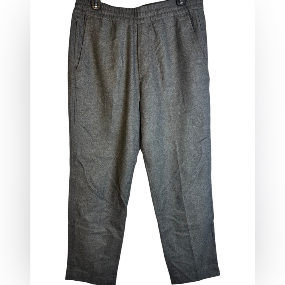 Abercrombie & Fitch Men’s Grey Pants — Medium, Pull‑On / Elastic Waist, Casual